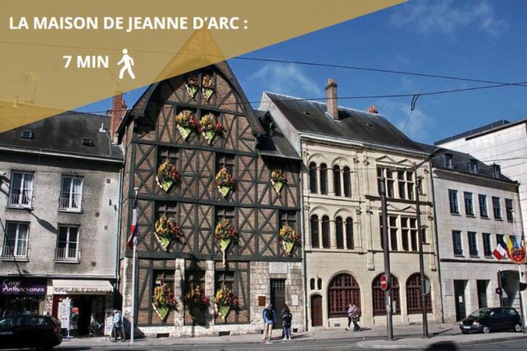 Charmant Studio Vue Cathedrale Quartier Historique Orléans Exterior foto